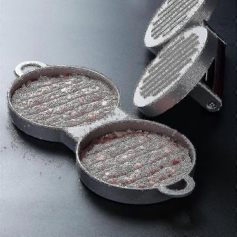 Moule à viande hachée rond en alliage d'aluminium pour hamburgers, presse à hamburgers, moule à steak haché, moule de cuisine (1/5)