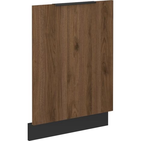 Frontblende für vollintegrierten Geschirrspüler 60 cm Küche MONZA Okapi Nußbaum (1/4)