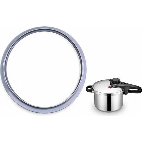 Joint D'étanchéité De Rechange 22 Cm Pour Autocuiseur, Joint Silicone Autocuiseur, Anneau De Remplacement Pour Cuisson Sous Pression, Gris Bague D'étanchéité, Compatible 3/4,5/6,5/8,5 L (1/5)