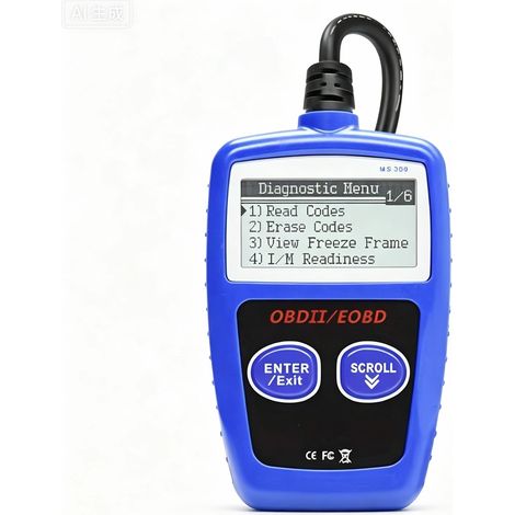 Appareil de diagnostic OBD2, outil, lecteur de codes OBDII pour voiture, diagnostic automatique avec écran LCD, adaptateur OBDII, outil automobile, lecteur de codes moteur de diagnostic (1/3)