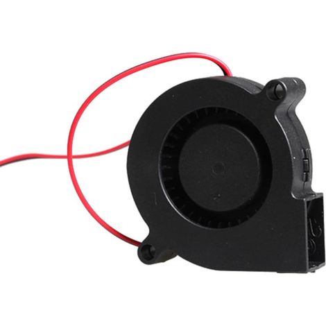 Ventilateur Électrique Noir 12v pour Imprimante 3d Refroidissement Silencieux des Dissipateurs Thermiques, Matériau Pbt Solide pour Impression