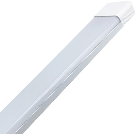 Plafoniera Lunga LED 150cm 72W 220v bordo Bianco clip incluseLuce Neutra Naturale 4200k (1/3)
