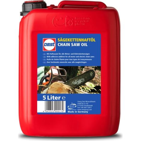 Oest Sägekettenhaftöl Haftöl Kettensägenöl Kettenöl Motorsäge ÖL 5 Liter