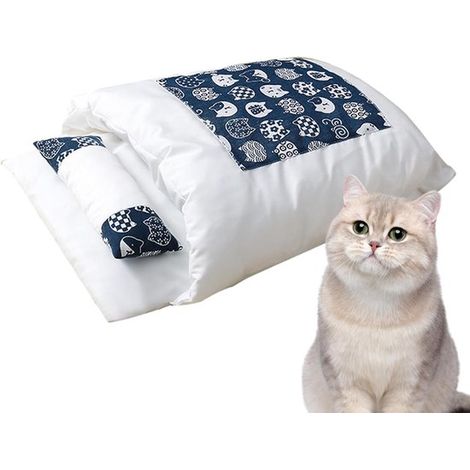 La cage pour animaux de compagnie est dotée d'un tunnel amovible - de taille M - et comprend un matelas et une fonction chauffante (1/5)