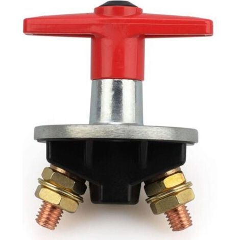 Isolateur Interrupteur de Batterie 12V Principal de Déconnexion de Batterie avec Clés 300A Battery Switch pour Bateau Voiture Camion (1/5)