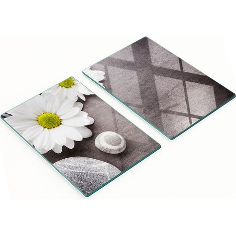 Pannelli decorativi multifunzionali in vetro temperato Gerbera 2x40x52 cm (1/5)
