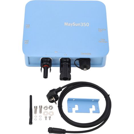 Micro-onduleur solaire MPPT 230V IP65 étanche WiFi, connexion au réseau, prise UE, onduleur micro-connecté pour panneaux photovoltaïques. (1/5)