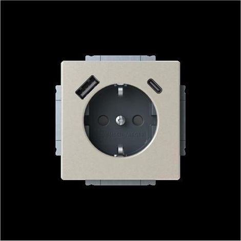 Busch Jaeger SCHUKO USB-A+C 20 EUCB2USBAC-866 Steckdose