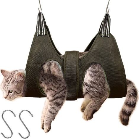 Dog Grooming Hammock, Pet Nail Clipper Harness with Wide Strap, Hanging Harness for Dog Nail Clipper, Grooming Tool Kit for Dogs (1/5)