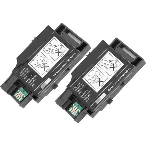 Set mit 2 einfach zu befüllenden Tintenwartungsboxen für Resttintenbehälter für WF 100 WF 100W PX S05B S05B S05W C13T295000 T295000 (1/5)