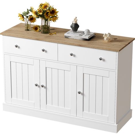 Buffet Gravé Moderne, Meuble De Rangement Élégant Avec Grand Espace De Stockage Pour Salon. (1/5)