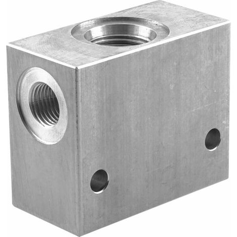 Corpo in alluminio per valvole elettriche a 3 vie cavità 7/8" (1/2)