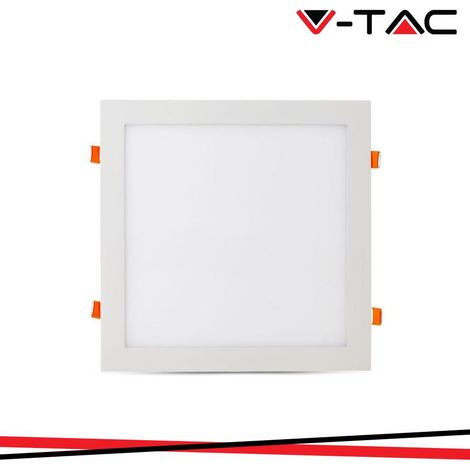 12W LED MINI PANNELLO MONTAGGIO AD INCASSO QUADRATO 6400K - Luce FREDDA