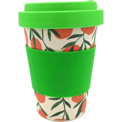 Mug de Voyage Agrumes 400 ml Motif fruité et coloré (1/3)