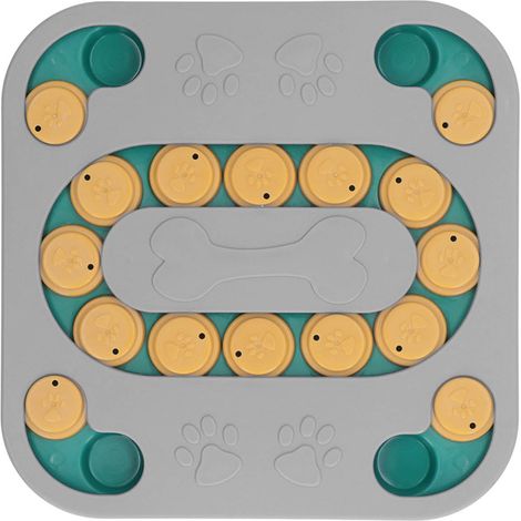 Pädagogisches Hundespielzeug – Leckerli-Spender – Graues Puzzlespiel – Bekämpft Langeweile – Interaktives Training (1/5)