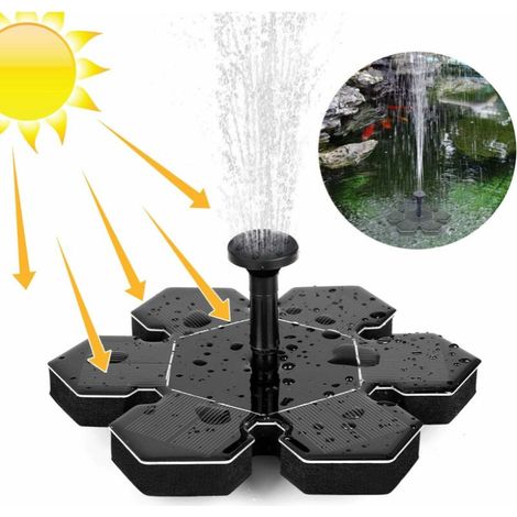 Fontaine Solaire d'extérieur avec Panneau Solaire 1,5 W (1/5)