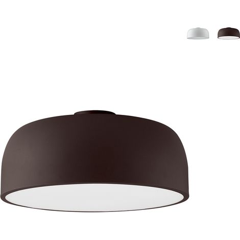Moderne runde Deckenleuchte aus Metall 38 cm Bristrot - Bronze (1/2)