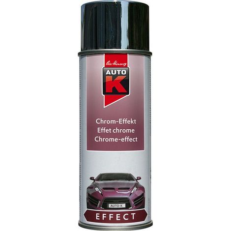 Peinture - Auto-K - 400ml - Chrome - Brillant - Métaux ferreux (1/2)