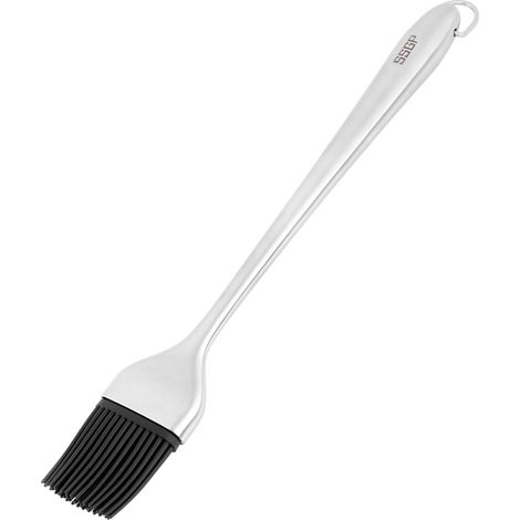 Pinceau De Cuisine En Acier Inoxydable Et Silicone - Pour Barbecue Et Pâtisserie - Manche Long Anti-Chaleur - Lot De 1 (1/5)