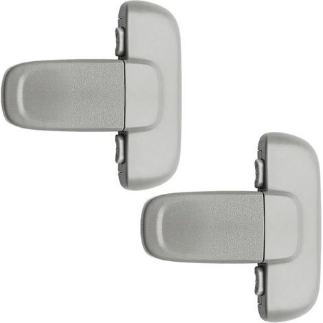 Set mit 2 kindersicheren Kühlschrankschlössern – Türschlösser für Kühlschrank und Gefrierschrank (Grau) (1/5)