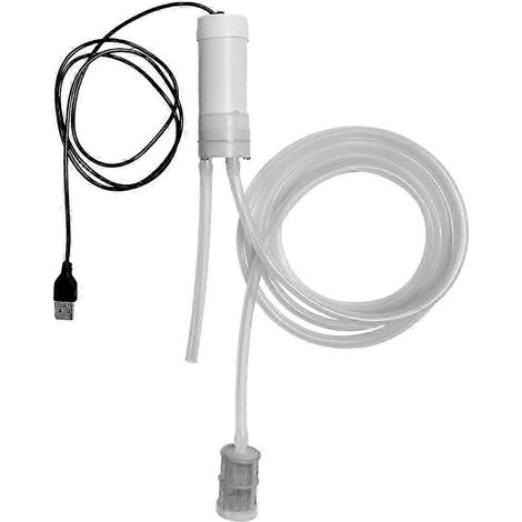 Pompe à siphon automatique électrique portable USB auto-amorçante, compatible avec le brassage maison de vin, de bière, de boissons, etc. (1/5)