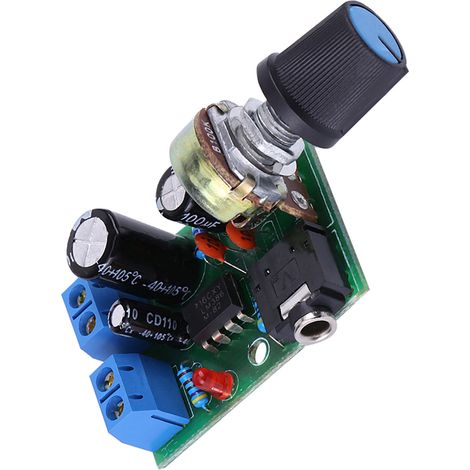 Carte d'amplificateur super mini LM386, amplificateur de puissance 3V-12V (1/5)