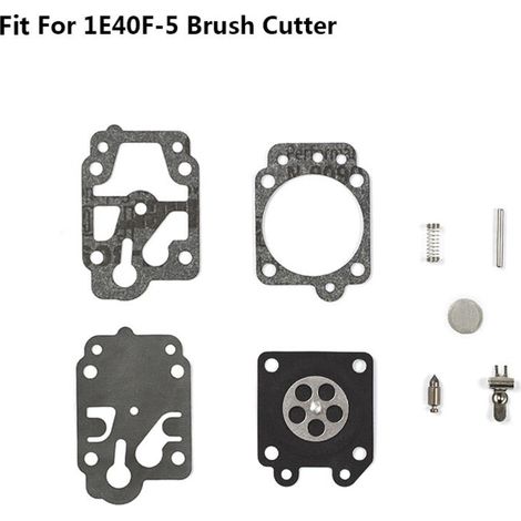 Nouveau Kit de réparation de carburateur accessoires de tondeuse à gazon Machine de découpe de brosse Kit de réparation de tronçonneuse carburateur de tondeuse à gazon 1E40F-5 (1/5)
