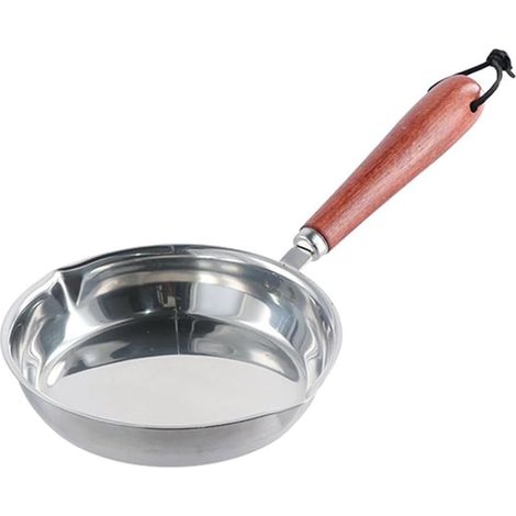 Poêle à frire antiadhésive en acier inoxydable compatible avec plaque de cuisson à induction (12 cm) (1/5)