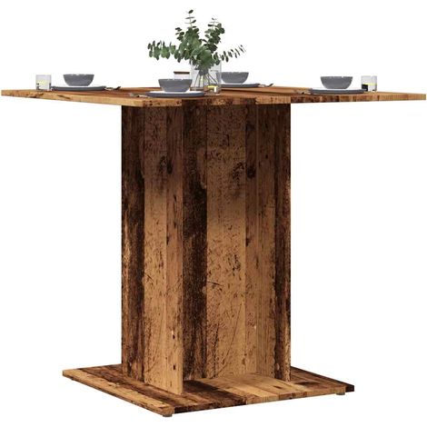 Esstisch Altholz-Optik 80x80x75 cm Holzwerkstoff