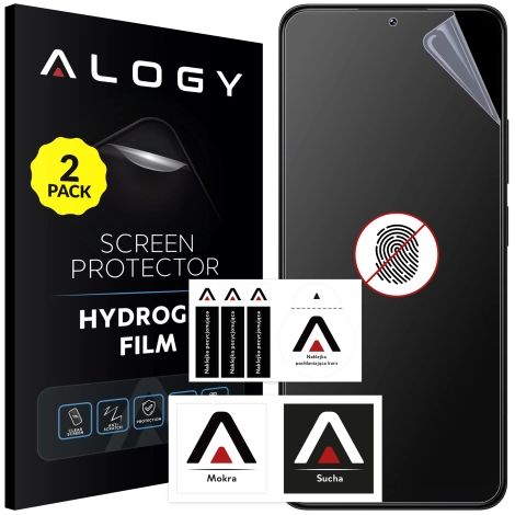 2 pellicole "opache" per Xiaomi 12C / 10C Hydrogel Alogy HydroSkin Matte Pro™ per lo schermo per la custodia "NO impronte digitali" (1/5)