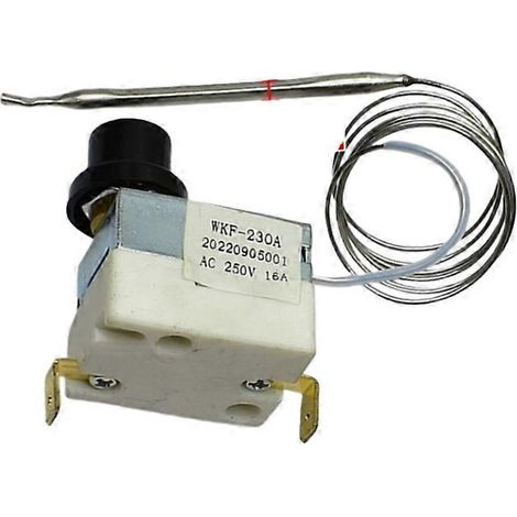 Limiteur de température pour four électrique et friteuse, protection 230°C, interrupteur de réarmement manuel, machine à rouleaux de riz, régulateur de température pour gril électrique ( ) (1/2)