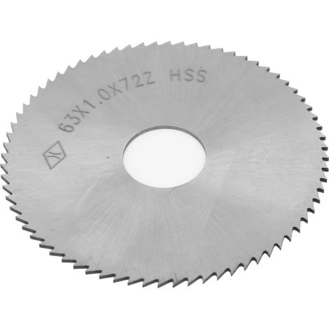 Disque de coupe pour lame de scie circulaire en acier rapide à 72 dents, accessoire 63 x 1 x 16 mm (1/5)