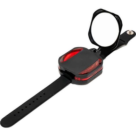 Bracelet de rétroviseur pour vélo, bras de rétroviseur arrière, dragonne, réflecteur arrière pour vélo et moto (1/5)