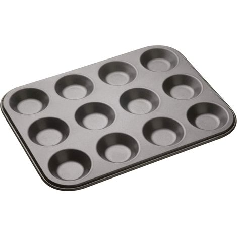 Kitchen Craft Master Class - Stampo per pasticceria (12 fori, antiaderente, teglia de 32 x 24 cm) (1/5)
