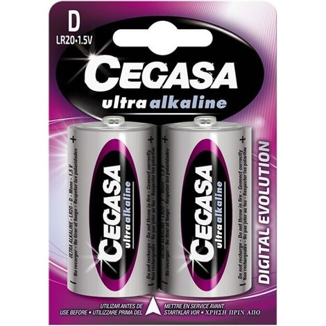 Pila Ultra Alcalina CEGASA Tipo D LR20 Digital Evolution B2