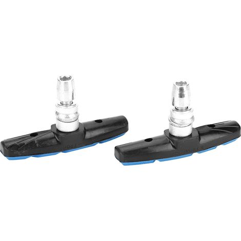 1 Paire de Patins de Frein VTT, Blocs de Frein en Caoutchouc Bleu pour Vélo Tout Terrain (1/5)