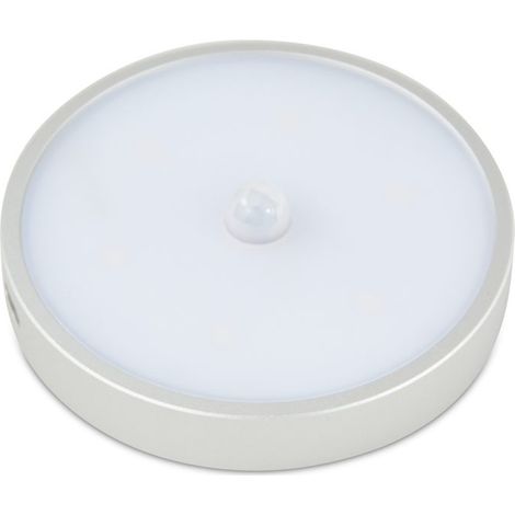 Barcelona Led – Lampe LED rechargeable 0.9W 4000k – Détecteur de présence PIR – Ø77mm pour tiroirs et armoires – Installation sans câbles (1/5)