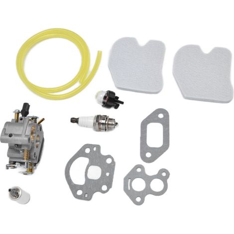 Carburateur - Filtre à Air - Tuyau d'Alimentation - Filtre à Carburant - Bougie - Joint - Pour Tronçonneuse Modèles Husqvarna 235 240 235E 240E 236 236E - Kit de Remplacement ×1 (1/5)