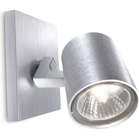 Philips Runner Aufbauspot mit 1 Lichtpunkt (Aluminium) - GU10 Fassung (1/3)