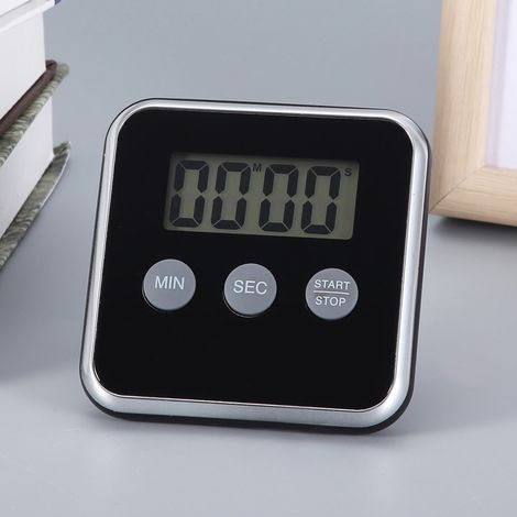 Minuteur numérique miniature avec alarme sonore et compte à rebours magnétique pour la cuisine. (1/5)