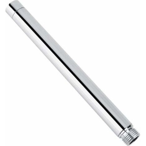 Bras de Douche Extension Bras Tube d'Arrosage en Acier Inoxydable pour Pommeau de Douche de Salle De Bains, Taille du Filetage G1/2 Pouce,201 Avec le Chromage(6 Pouces,1/2")