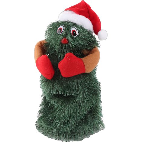 Sapin de Noël électrique, poupée Père Noël, jouet musical rotatif et dansant, cadeau amusant pour Noël et le Nouvel An (1/5)