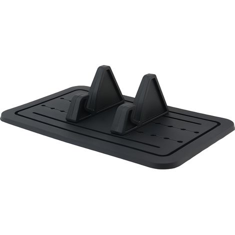 BRAVIX Support de téléphone de voiture, support de téléphone portable, tapis de tableau de bord, support de téléphone en silicone, support GPS de véhicule pour tous les smartphones (1/5)