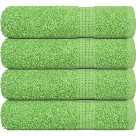 Serviettes FROGN, lot de 4, vert pomme, 50x100 cm, 360 g/m²