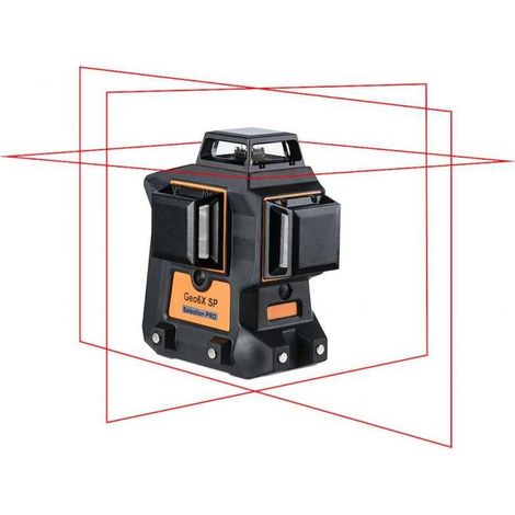 Geo Fennel – Niveau laser multi-plans 3 x 360° rouge – Portée 30 m – Auto-nivelant ±3° – Précision ±2 mm/10 m – Indice IP54 (1/5)
