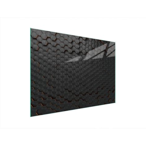 Glasschneidebrett 40x30 Schwarz