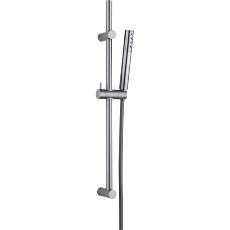 Ensemble de douche Pretto Graphite sur tringle (1/2)