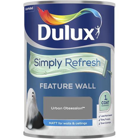 Dulux Simply Refresh Feature Wall Matt Emulsion Paint - 1.25L - Urban Obsession