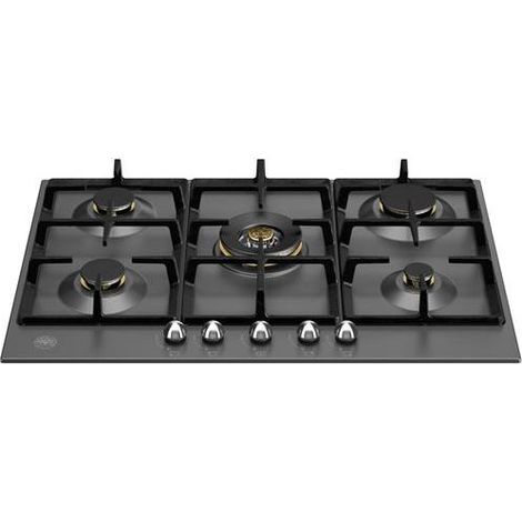 Bertazzoni Heritage. Colore del prodotto: Nero, Posizionamento dell'apparecchio: Da incasso, Dimensione della larghezza del piano cottura: 75 cm. Tipo di controllo: Manopola, Posizione... - P755CHERNE