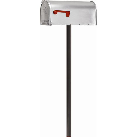 ARREGUI E2112 Briefkasten Standfuß aus Stahl für den Briefkasten USA Mail, Briefkastenständer für den Amerikanischen Briefkasten von ARREGUI, 144 cm hoch, Beständig, Einfache Montage, schwarz